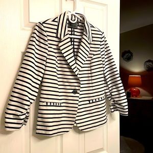 Striped womens blazer size S